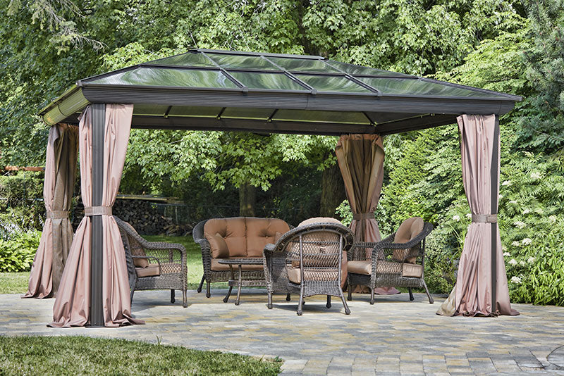 Gazebo Penguin Venus Gazebo 12'x14' Polycarbonate Roof