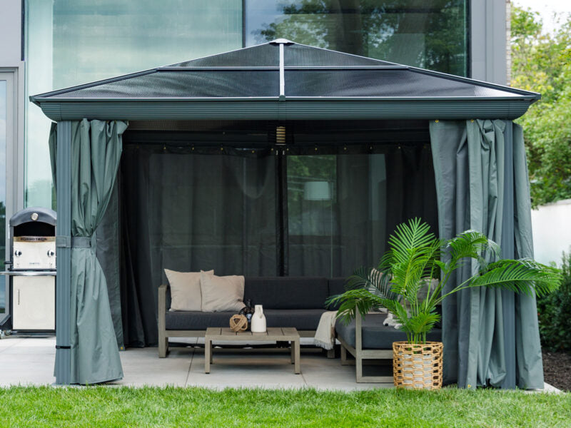 Gazebo Penguin Venus Gazebo 12'x14' Polycarbonate Roof