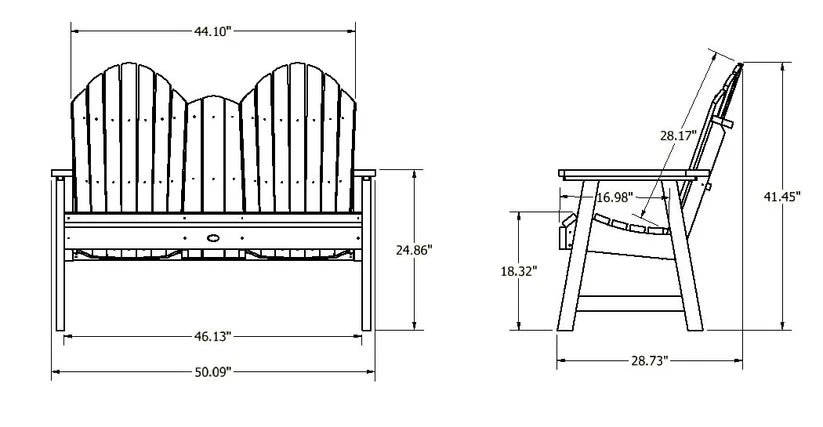 Sequoia Professional Lighthouse Bench 4ft.