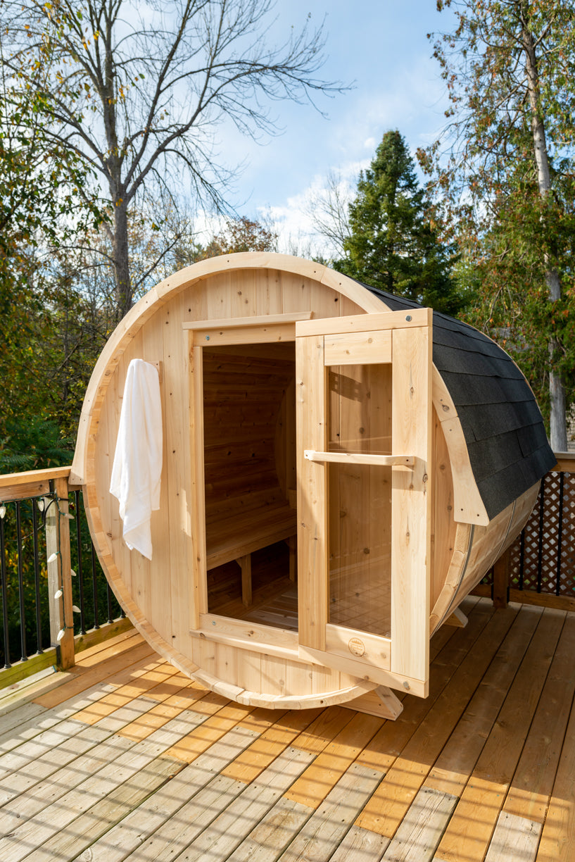 Leisurecraft CT Harmony Barrel Sauna Woodburning