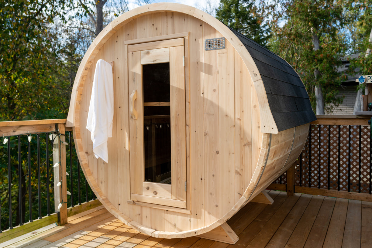 Leisurecraft CT Harmony Barrel Sauna Woodburning
