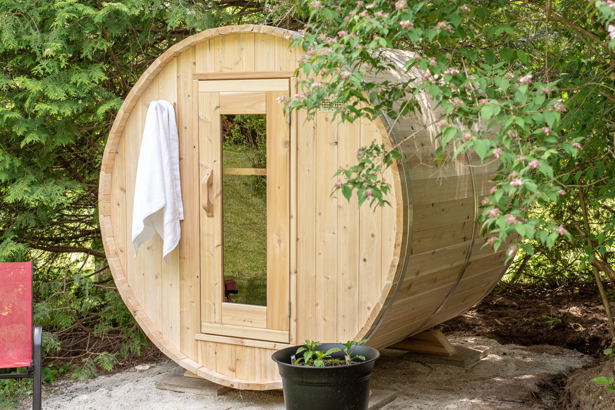 Leisurecraft CT Harmony Barrel Sauna Woodburning