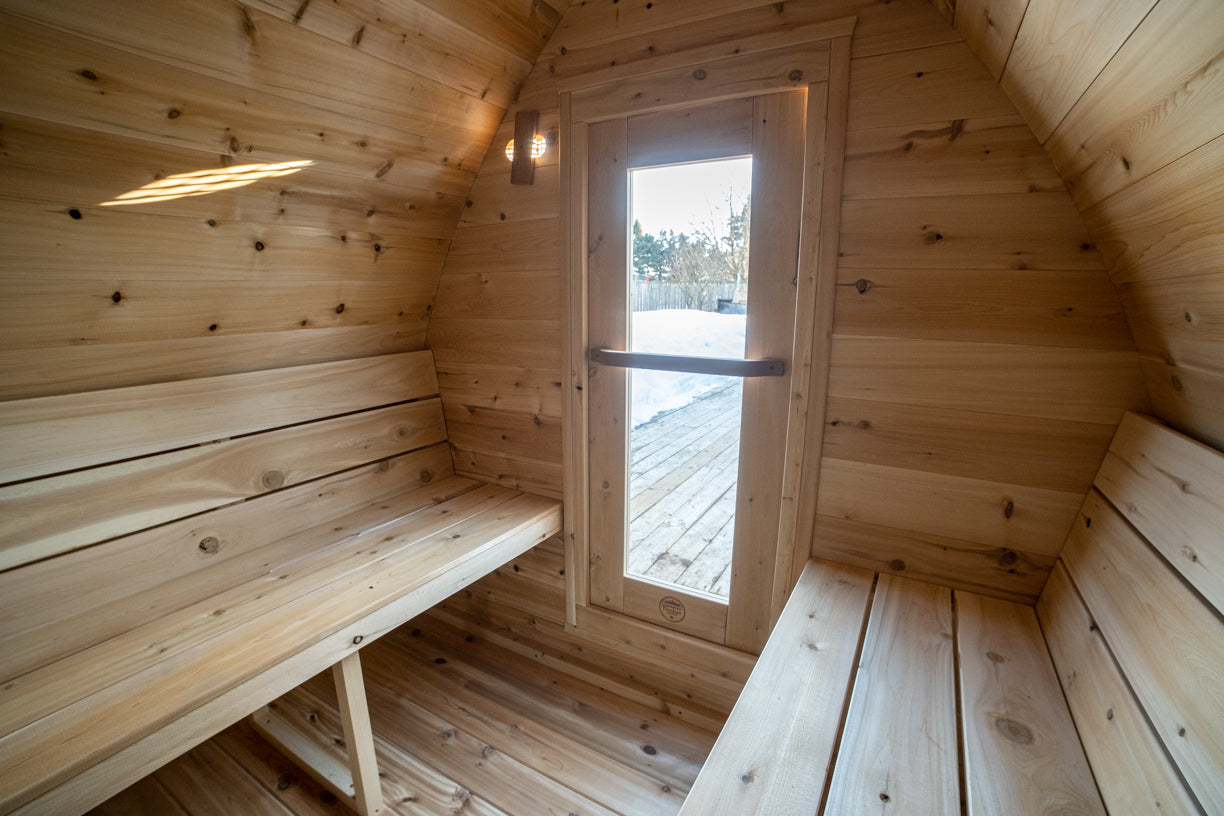 Leisurecraft CT MiniPOD Sauna Woodburning