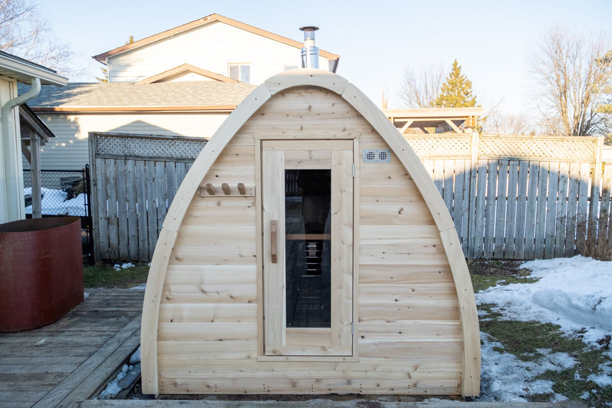 Leisurecraft CT MiniPOD Sauna Woodburning