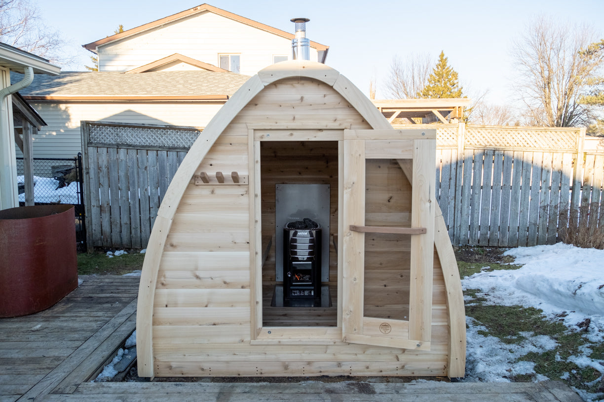 Leisurecraft CT MiniPOD Sauna Woodburning
