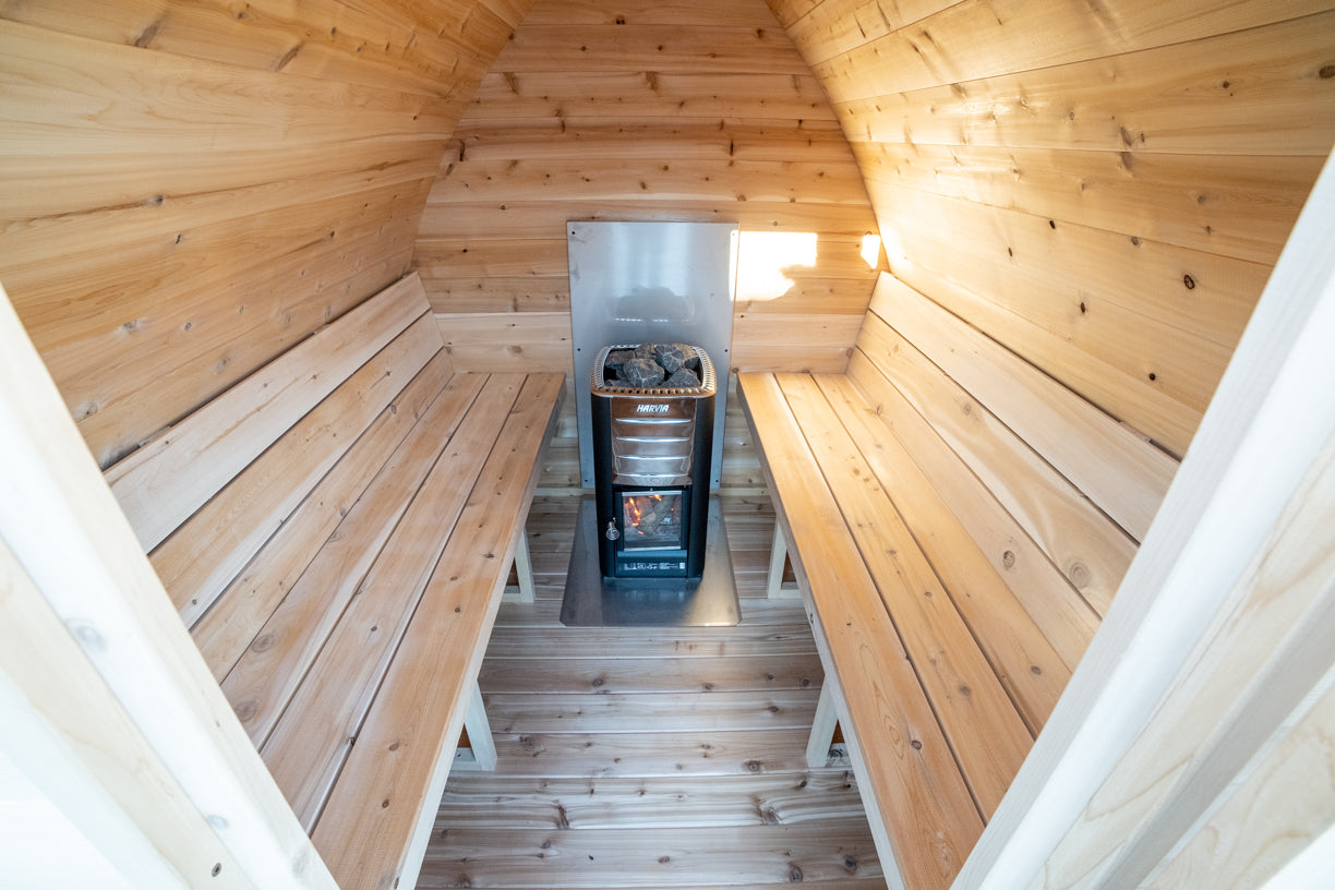 Leisurecraft CT MiniPOD Sauna Woodburning