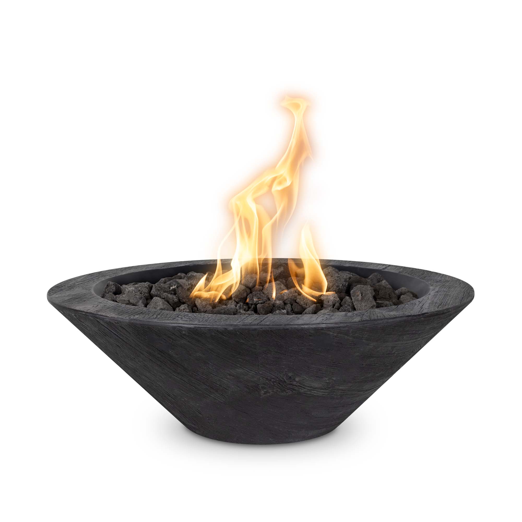 The Outdoor Plus Cazo Fire Bowl - GFRC Wood Grain