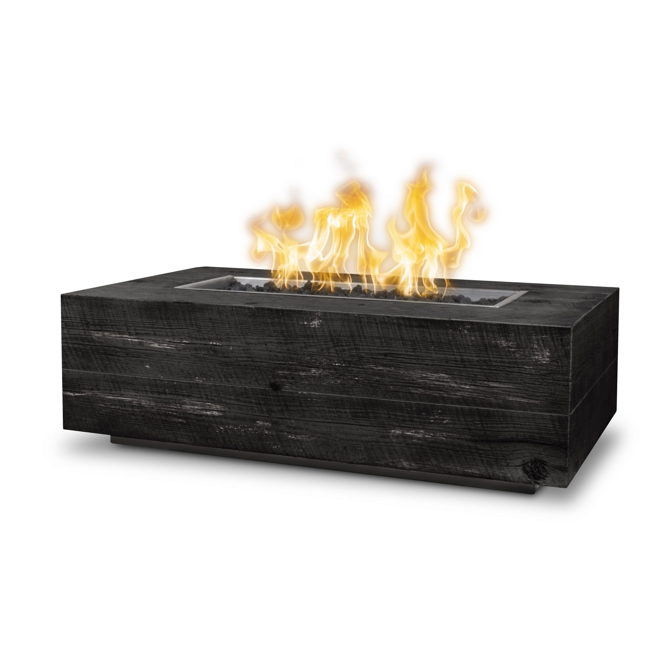 The Outdoor Plus Coronado Fire Pit - GFRC Wood Grain