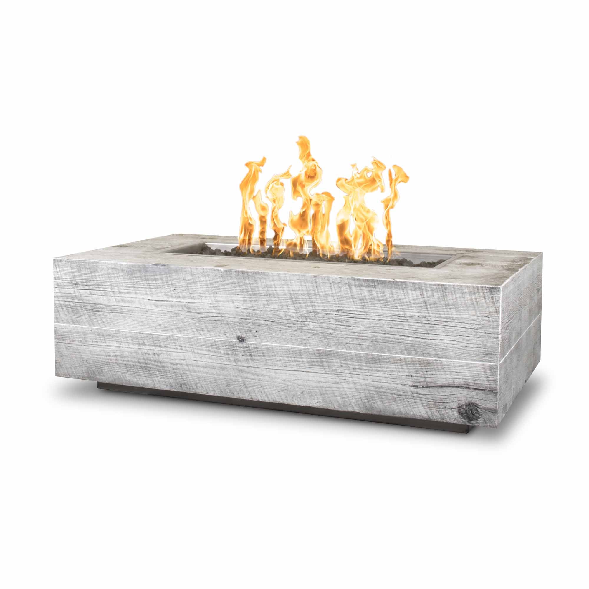 The Outdoor Plus Coronado Fire Pit - GFRC Wood Grain
