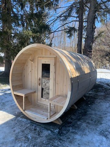 Leisurecraft CT Serenity Barrel Sauna Woodburning
