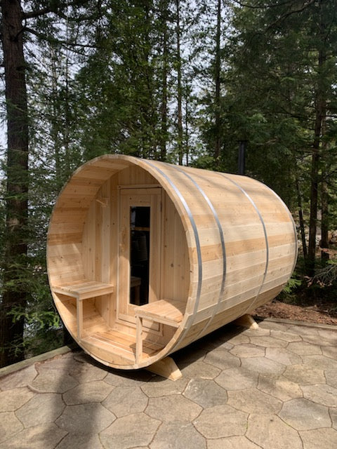 Leisurecraft CT Serenity Barrel Sauna Woodburning