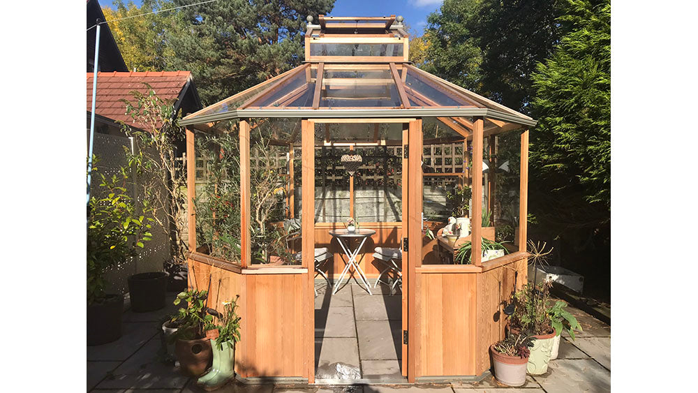 Alton Greenhouse | Octagonal Half-Boarded Greenhouse