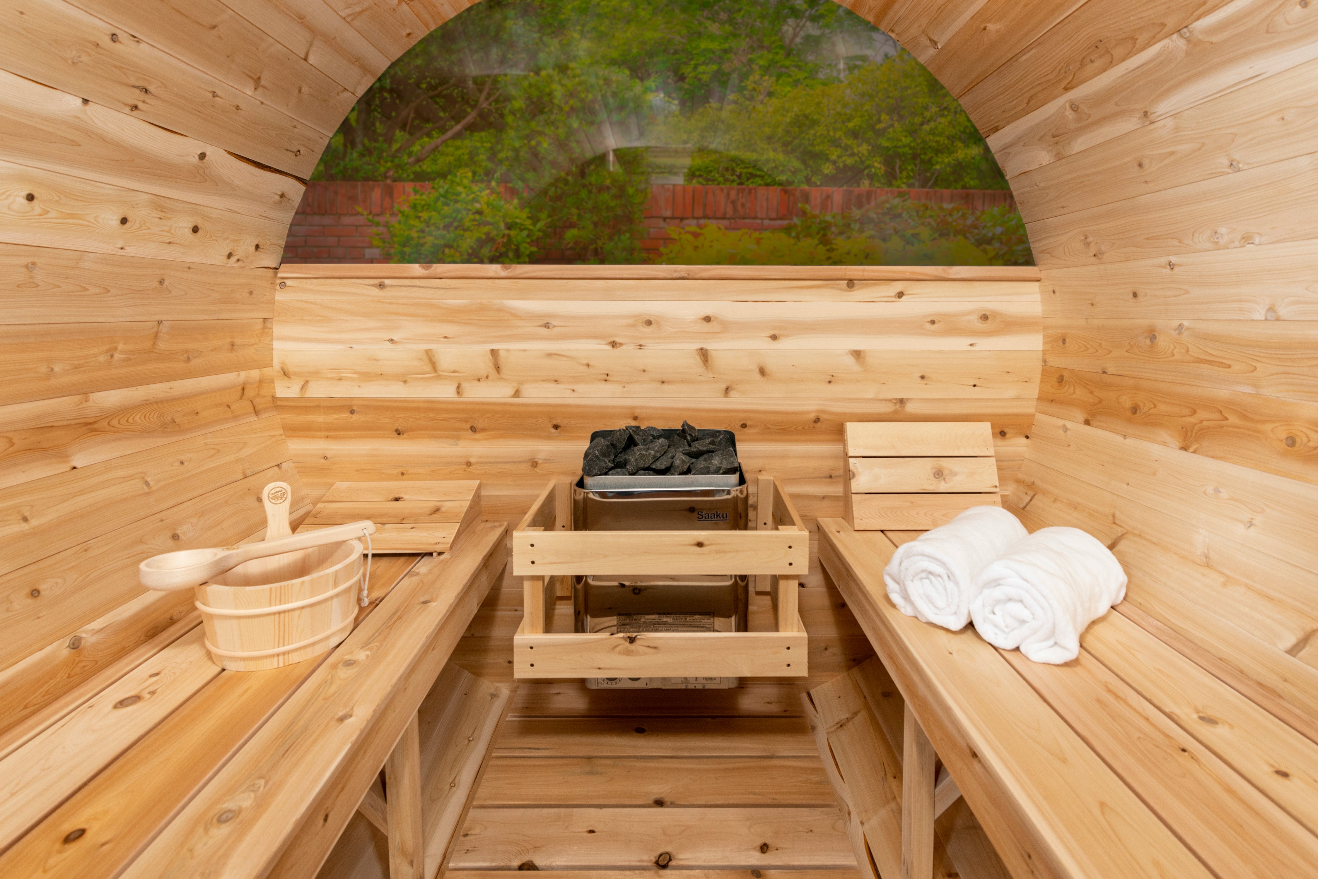 Leisurecraft CT Tranquility MP Barrel Sauna Woodburning