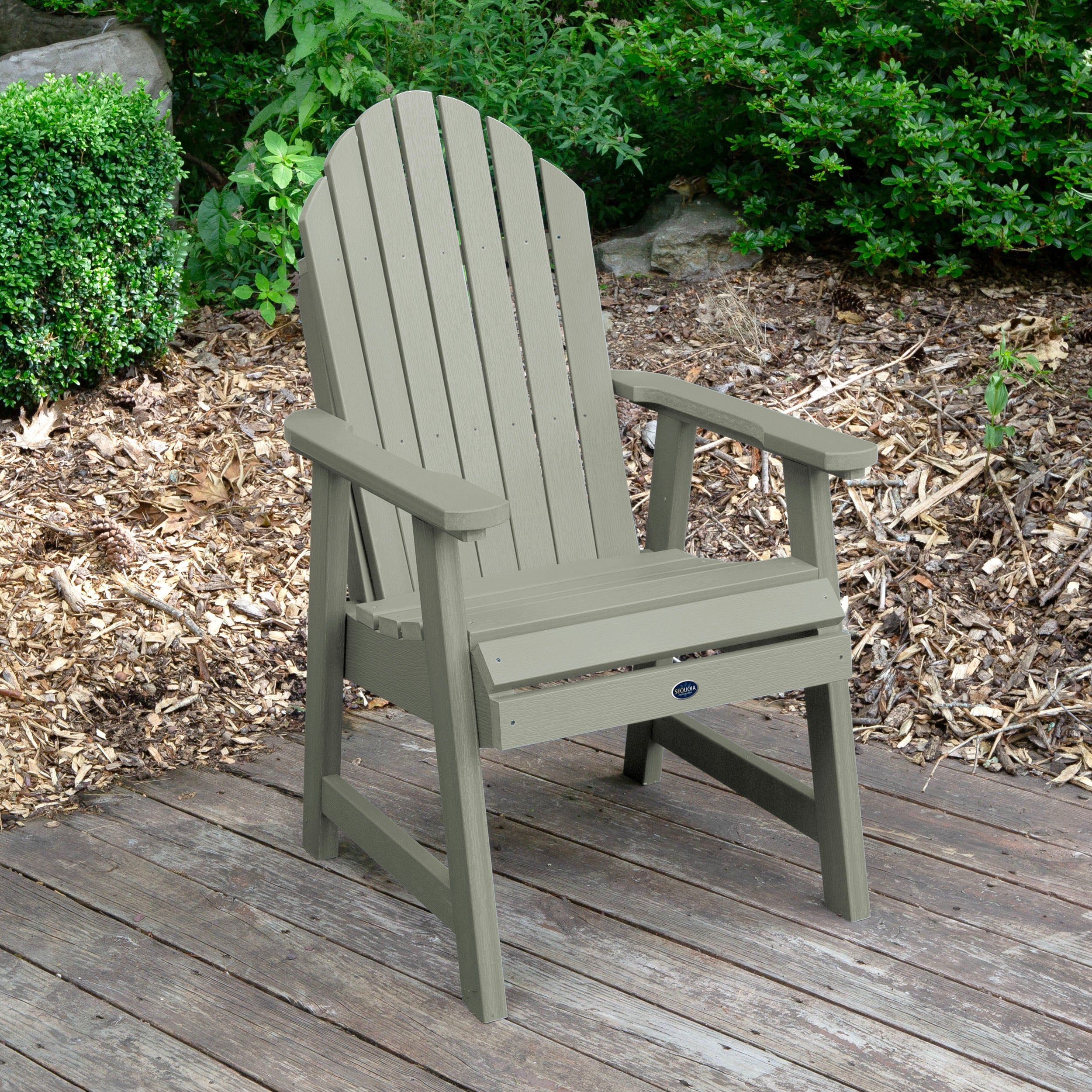 Sequoia Professional Horizon Adirondack Deck Dining Chair Dining Height