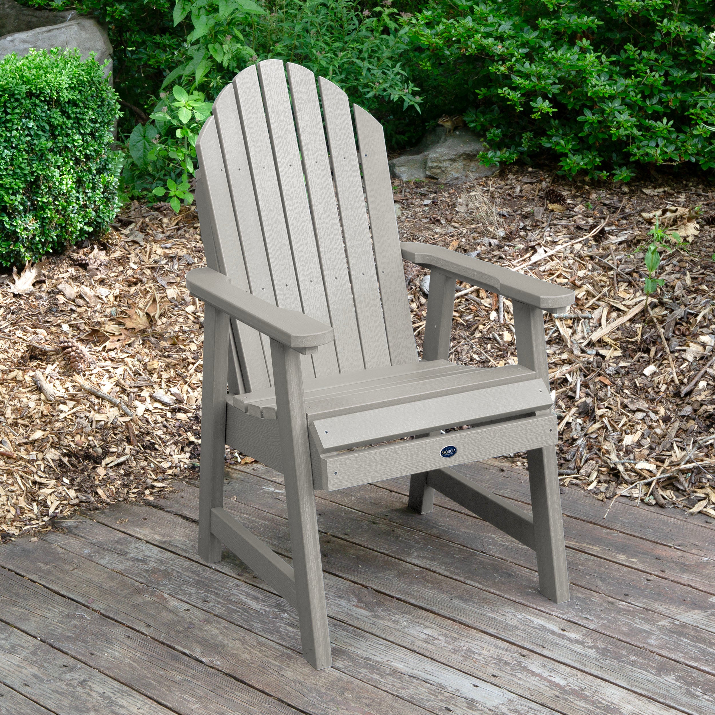Sequoia Professional Horizon Adirondack Deck Dining Chair Dining Height