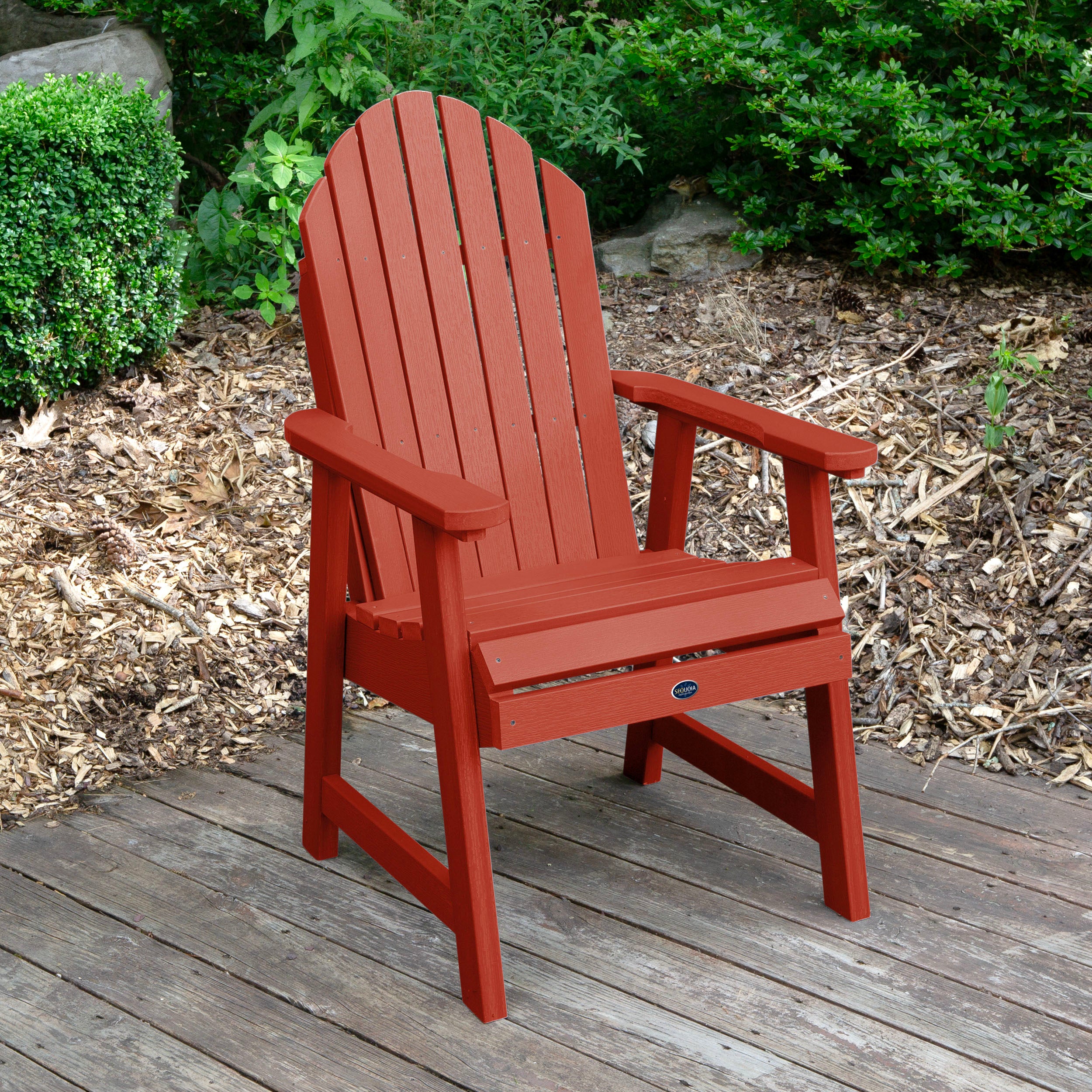 Sequoia Professional Horizon Adirondack Deck Dining Chair Dining Height