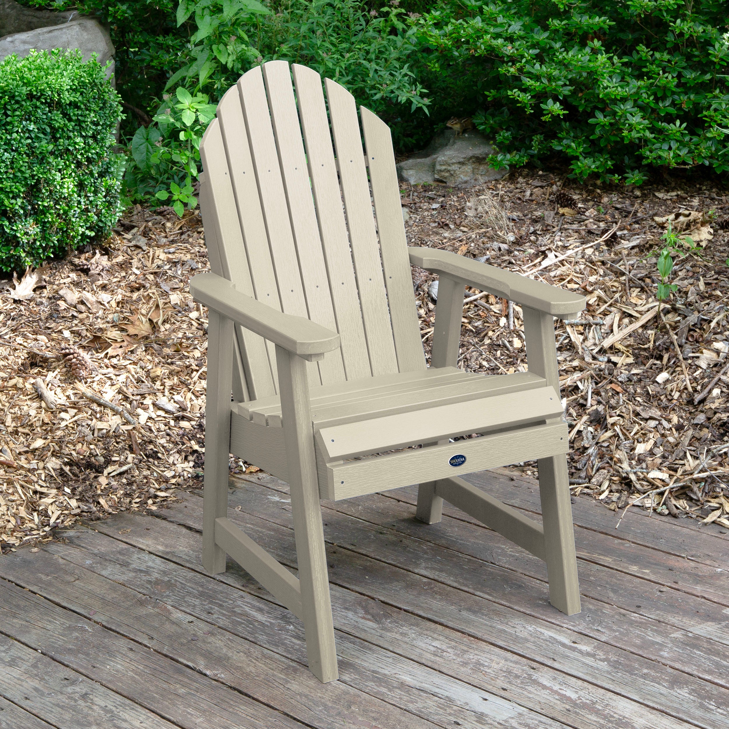 Sequoia Professional Horizon Adirondack Deck Dining Chair Dining Height