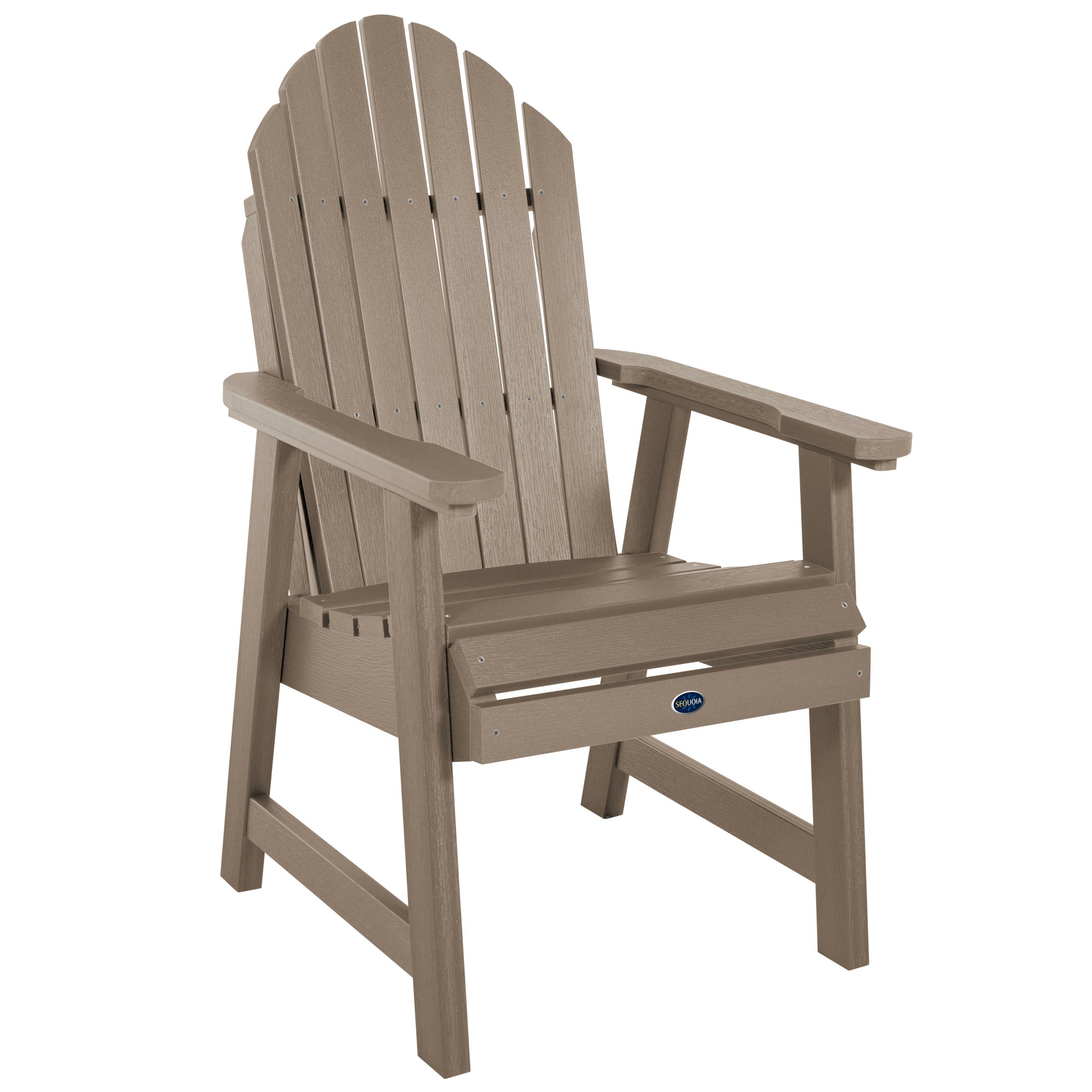 Sequoia Professional Horizon Adirondack Deck Dining Chair Dining Height