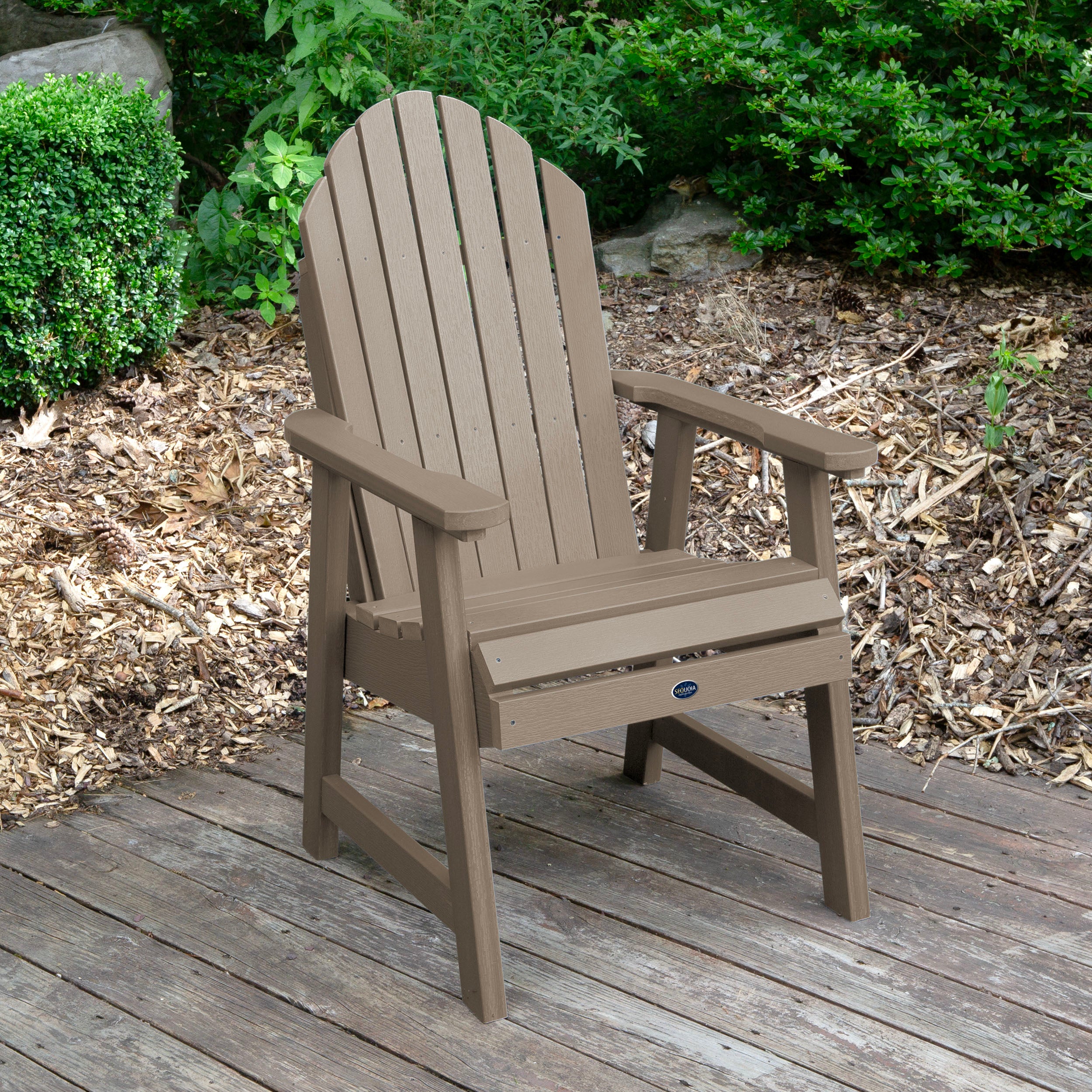 Sequoia Professional Horizon Adirondack Deck Dining Chair Dining Height