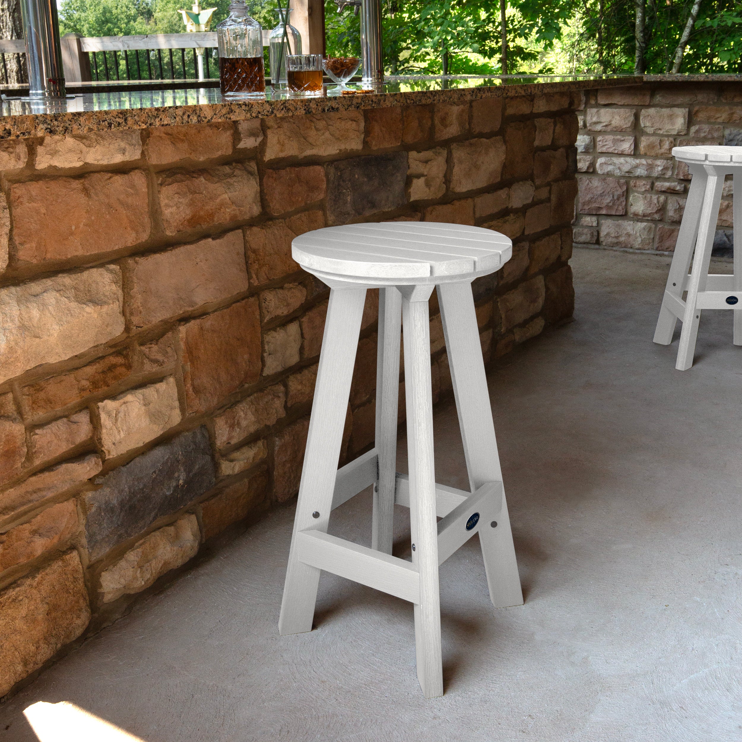 Sequoia Professional Homestead Round Bar Height Stool
