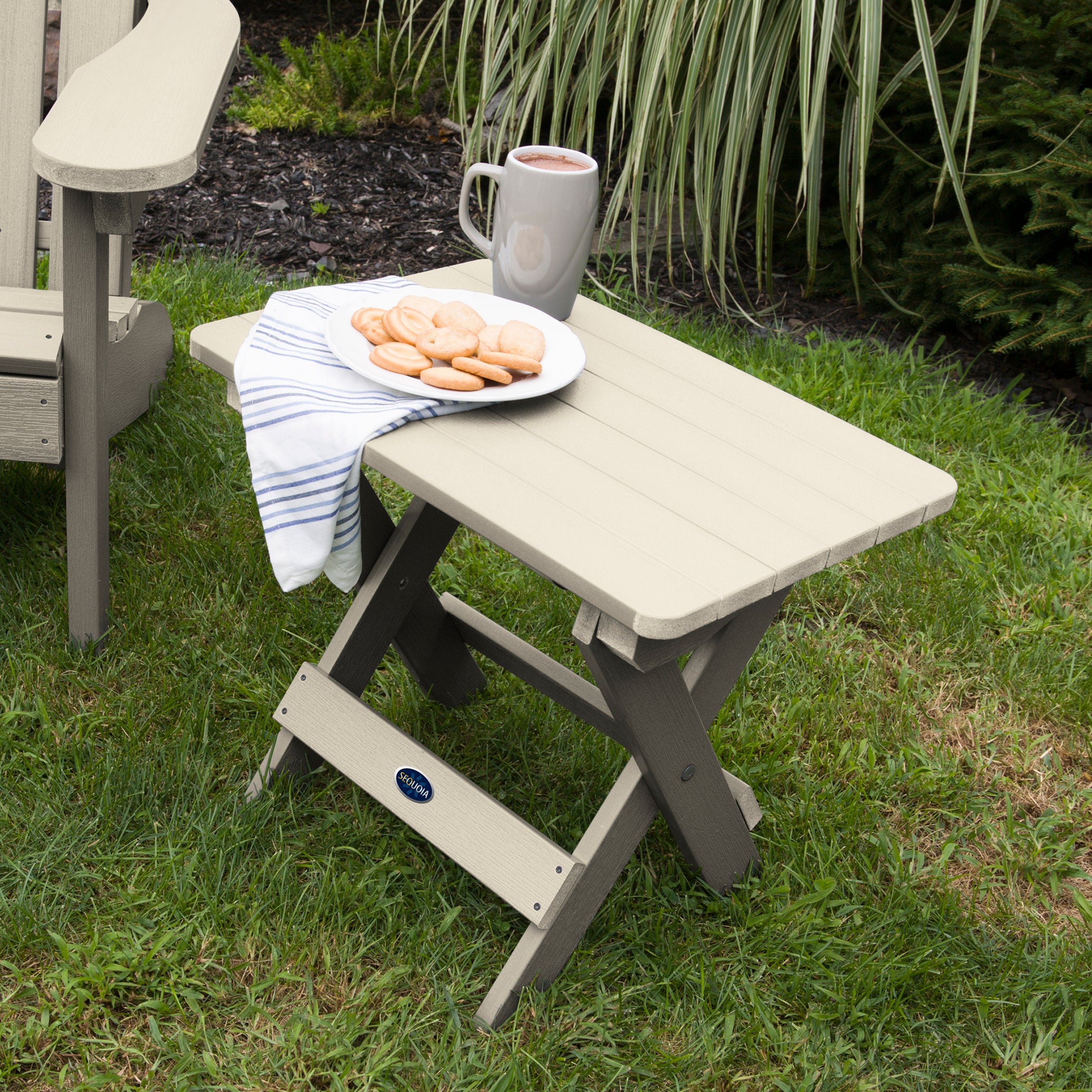 Sequoia Professional Folding Adirondack Side Table