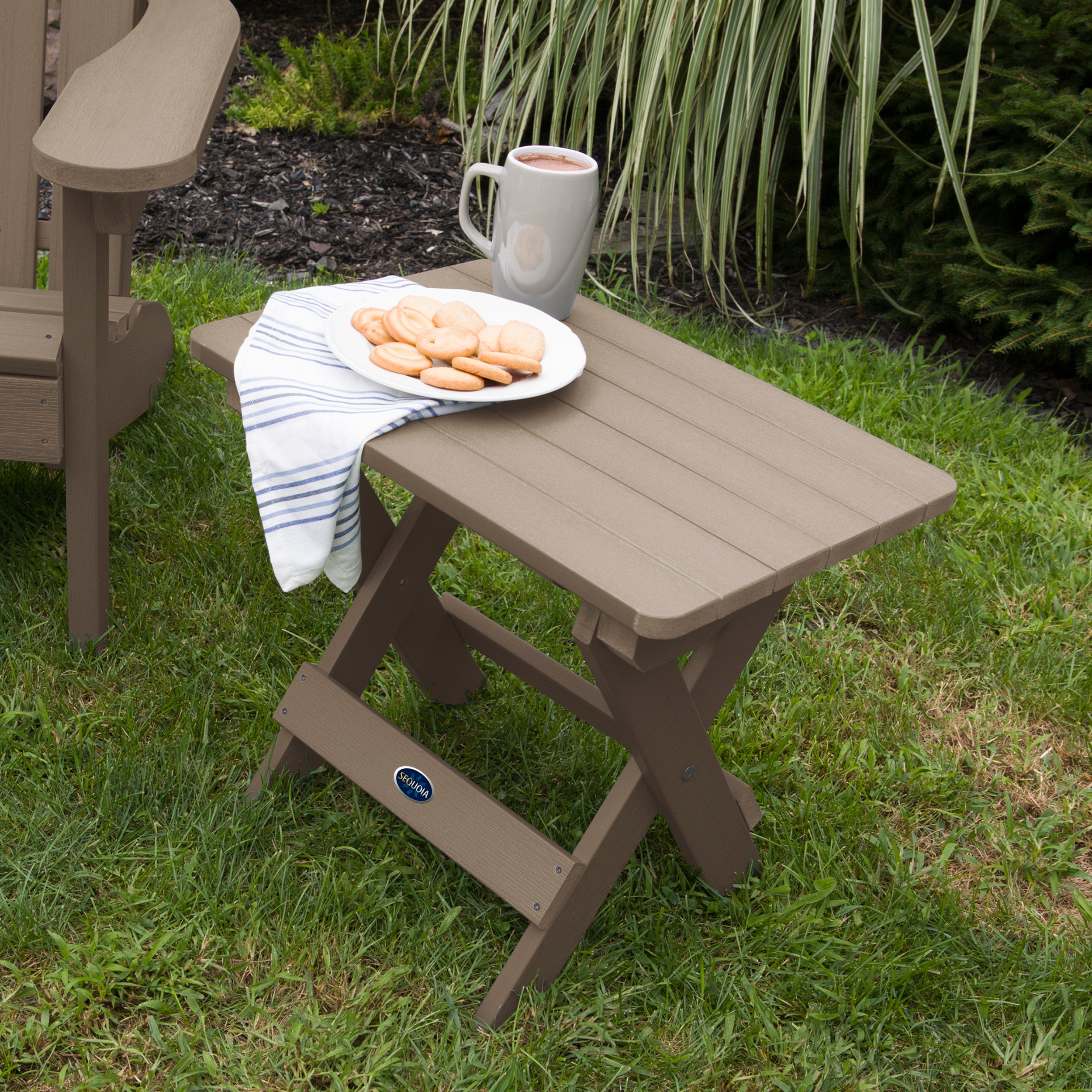 Sequoia Professional Folding Adirondack Side Table