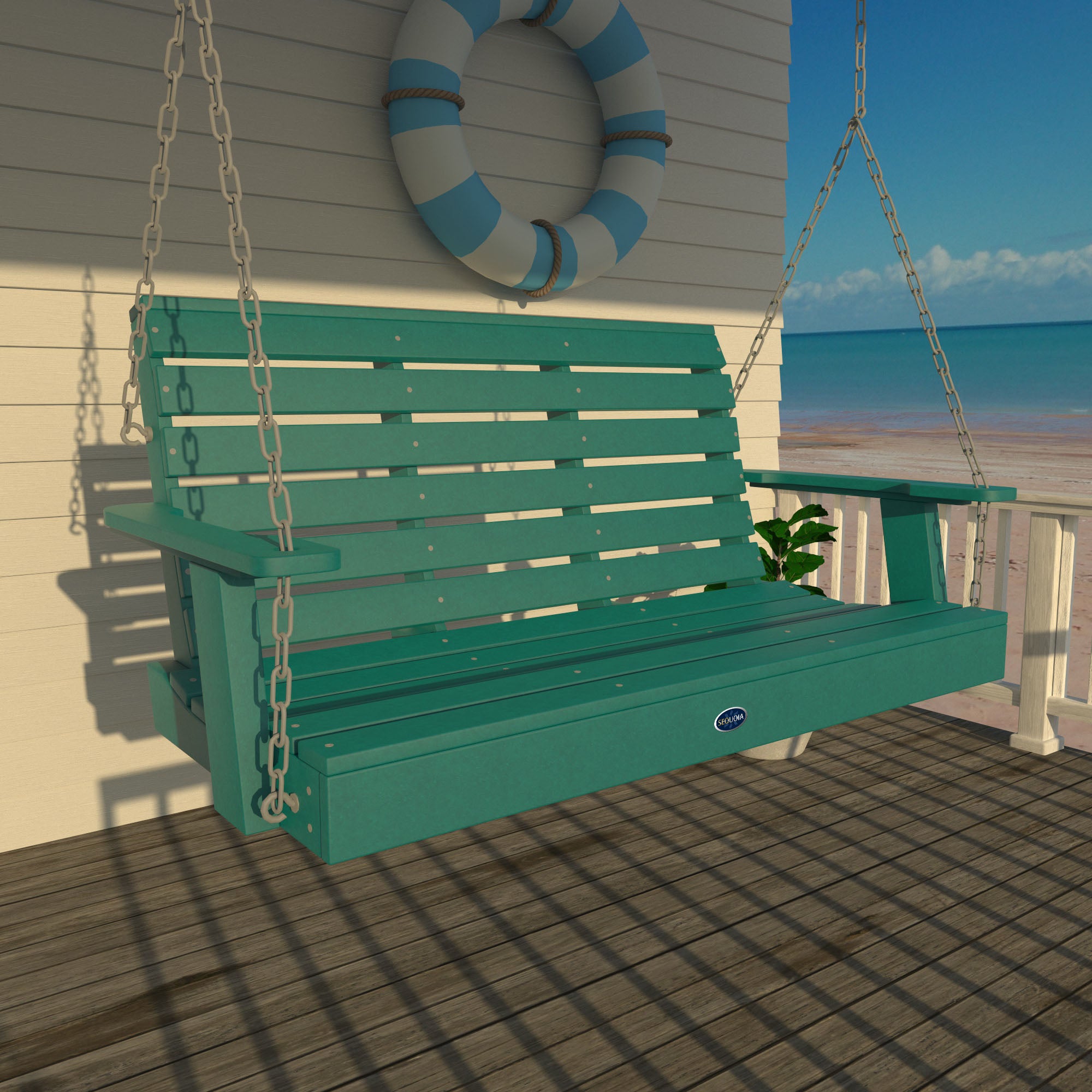 Sequoia Professional Sunrise Coast Porch Swing 4ft.