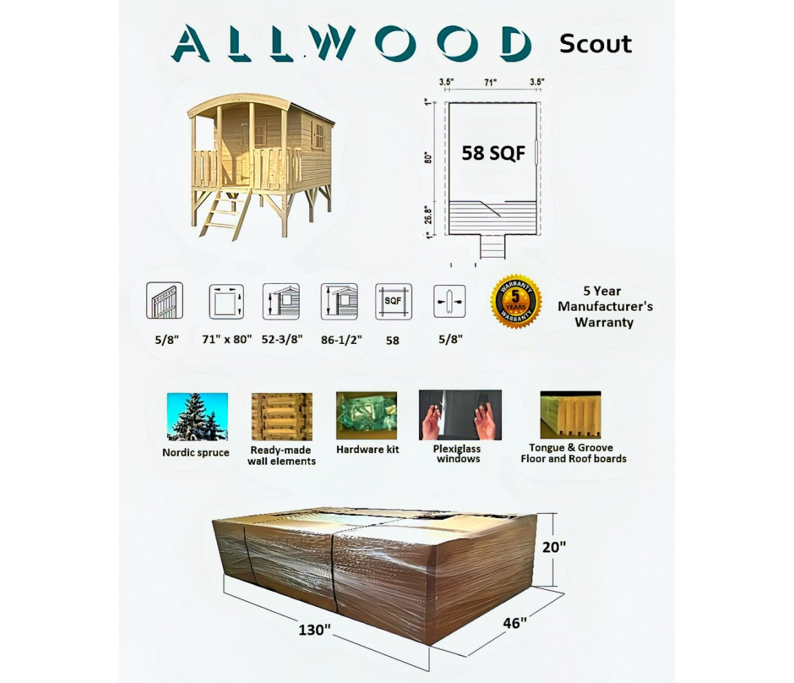 Allwood | Playhouse Scout | 58 Sqf