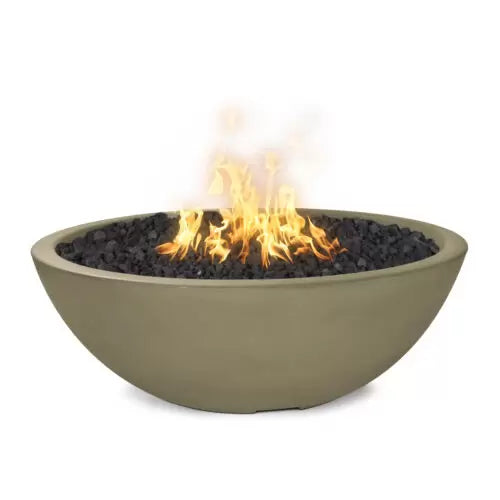 The Outdoor Plus Sedona Narrow Ledge Fire Pit - GFRC Concrete