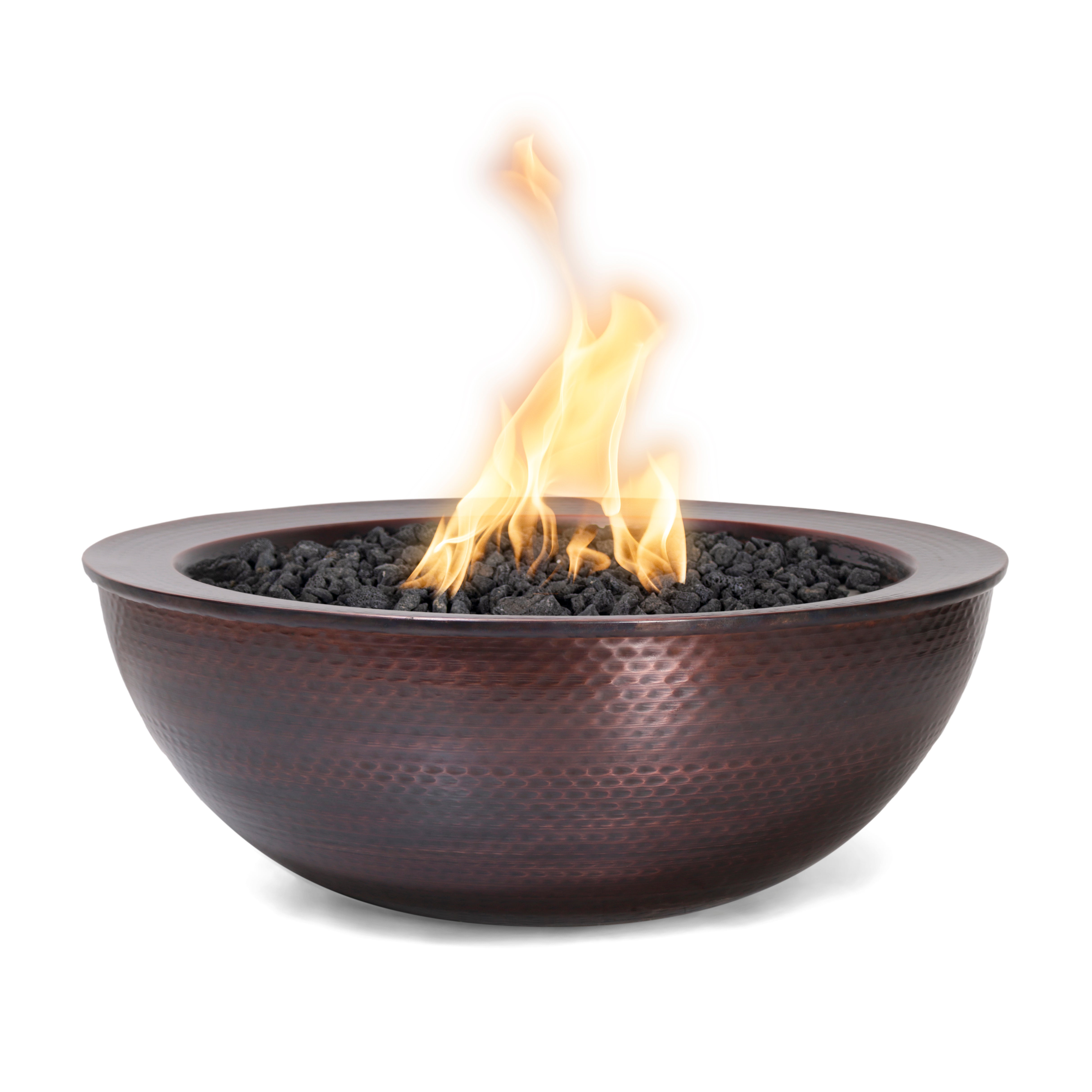 The Outdoor Plus Sedona Fire Bowl - Hammered Copper