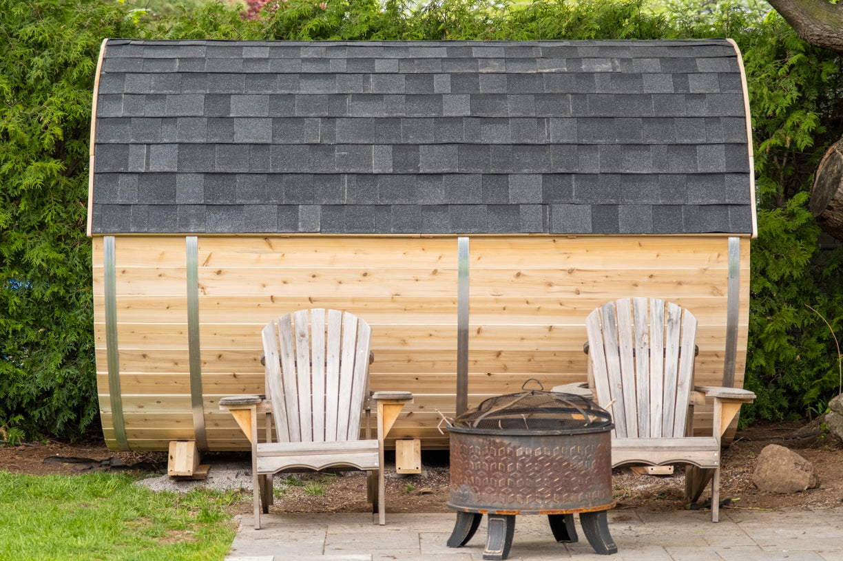 Leisurecraft CT Tranquility Barrel Sauna Woodburning