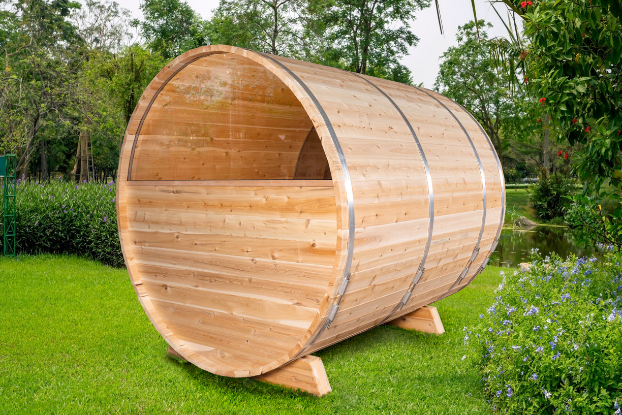 Leisurecraft CT Serenity MP Barrel Sauna Woodburning