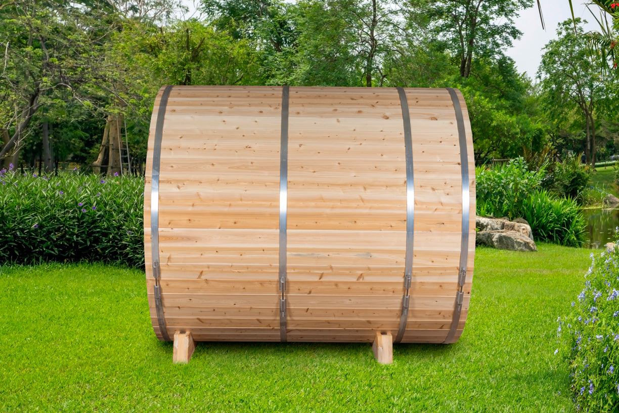 Leisurecraft CT Serenity MP Barrel Sauna Woodburning