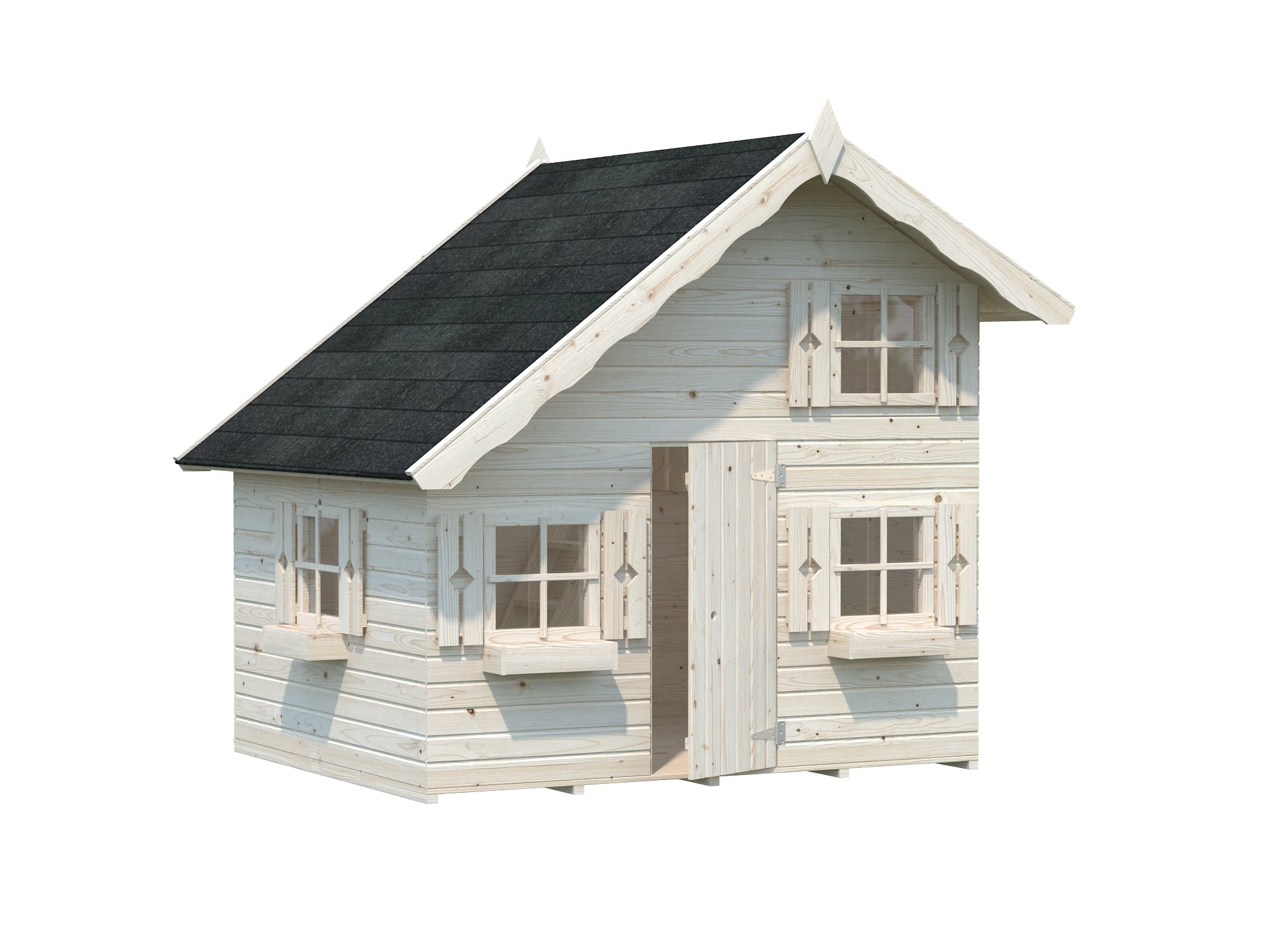Allwood | Playhouse Rascal | 41 Sqf + 25 Sqf Mini Loft