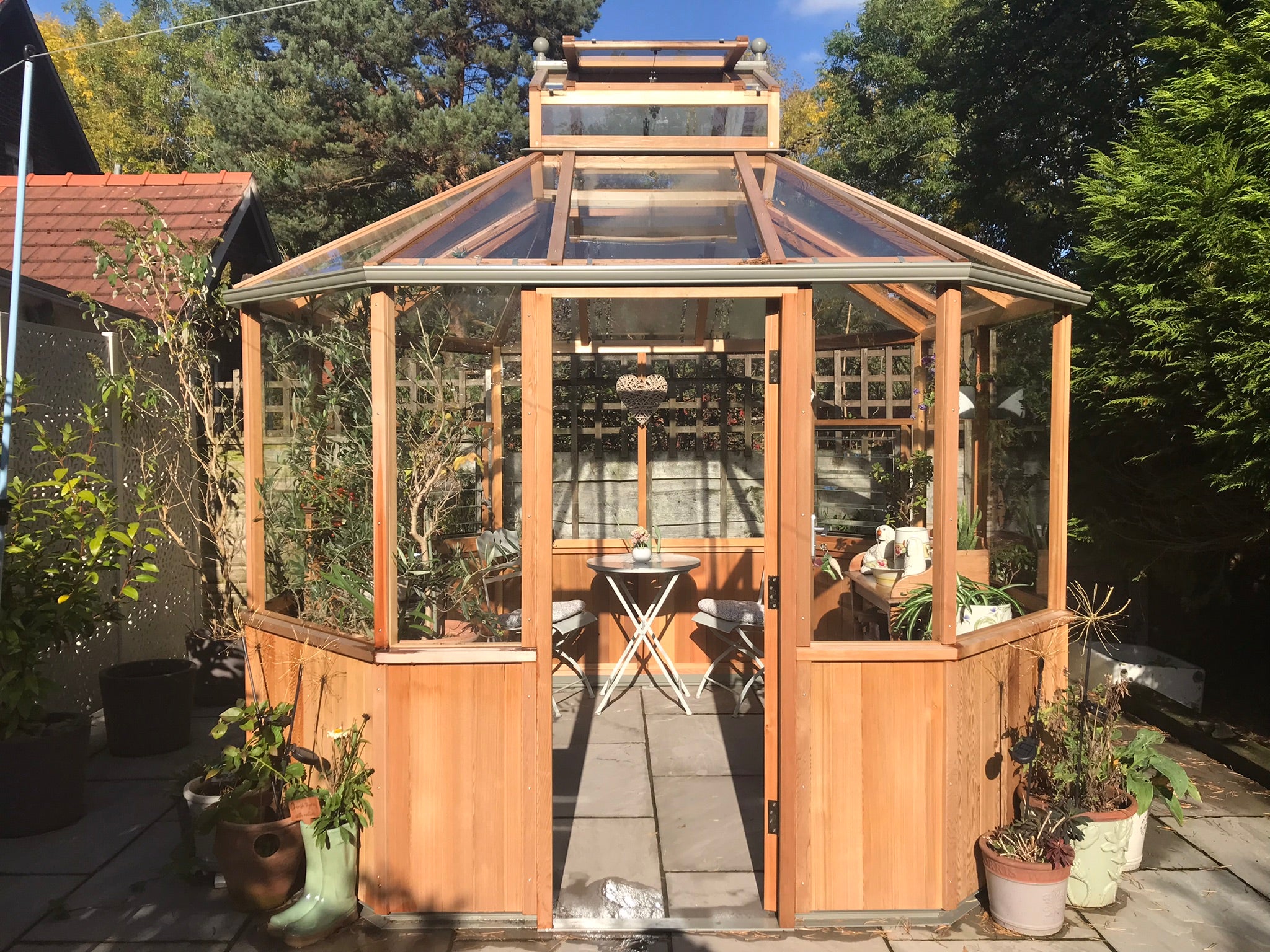 Alton Greenhouse | Octagonal Half-Boarded Greenhouse