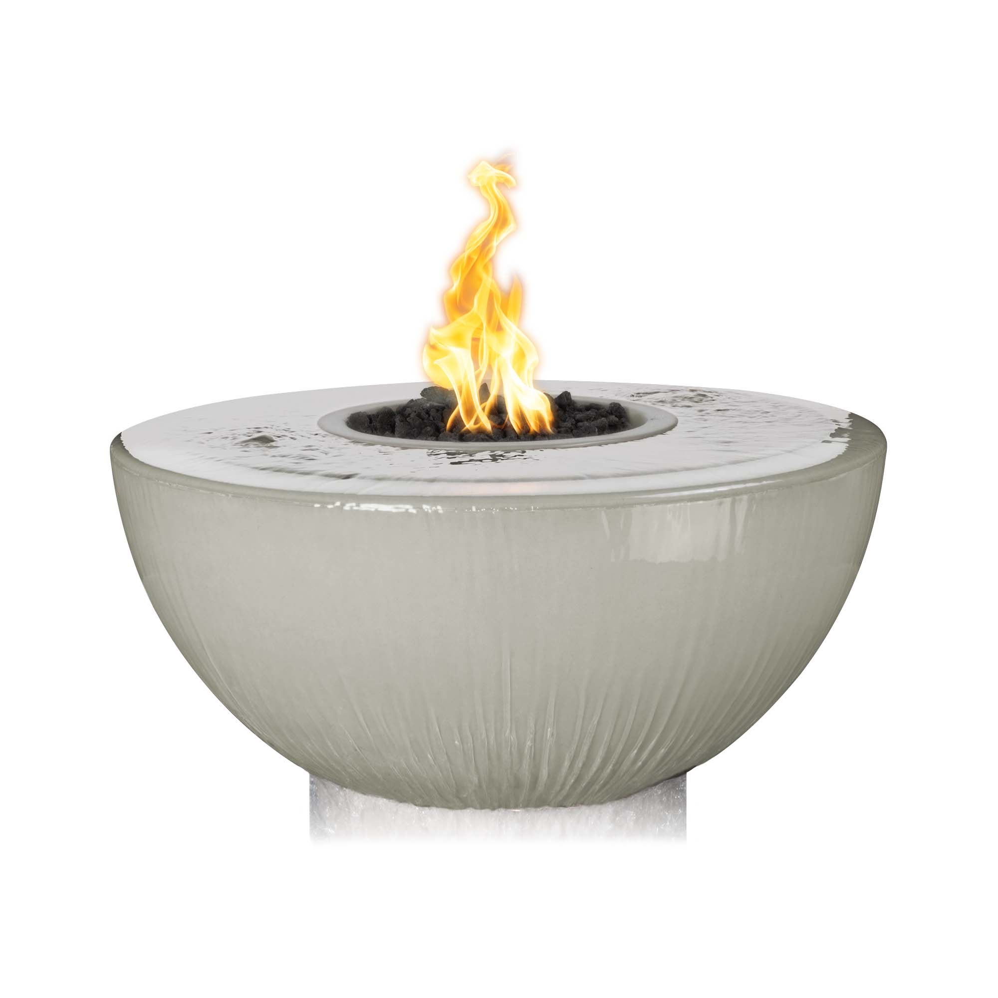 The Outdoor Plus Sedona 360° Spill Fire & Water Bowl - GFRC Concrete