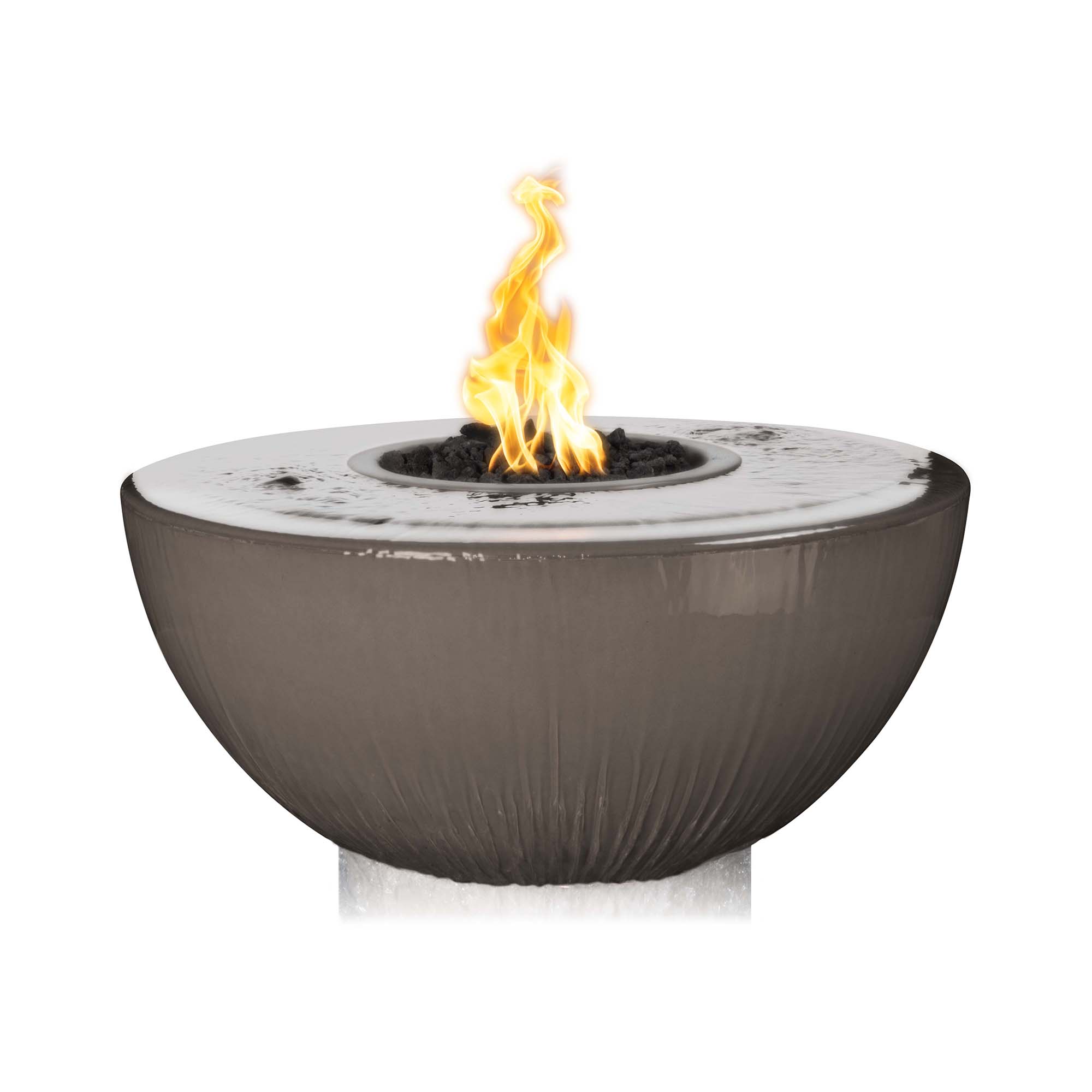 The Outdoor Plus Sedona 360° Spill Fire & Water Bowl - GFRC Concrete