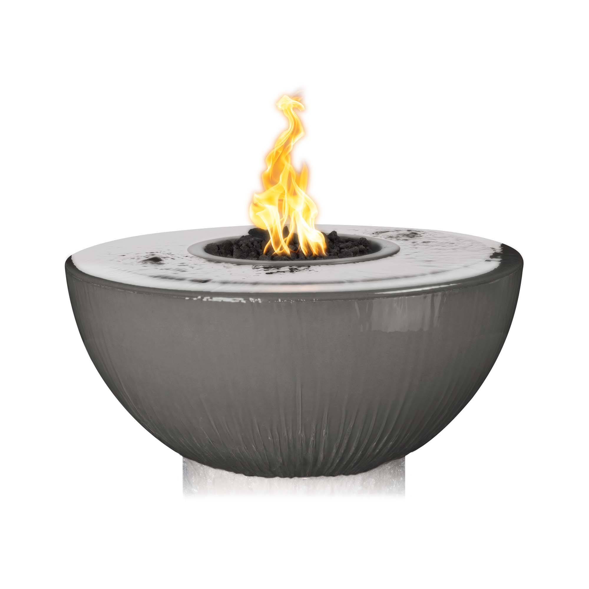 The Outdoor Plus Sedona 360° Spill Fire & Water Bowl - GFRC Concrete