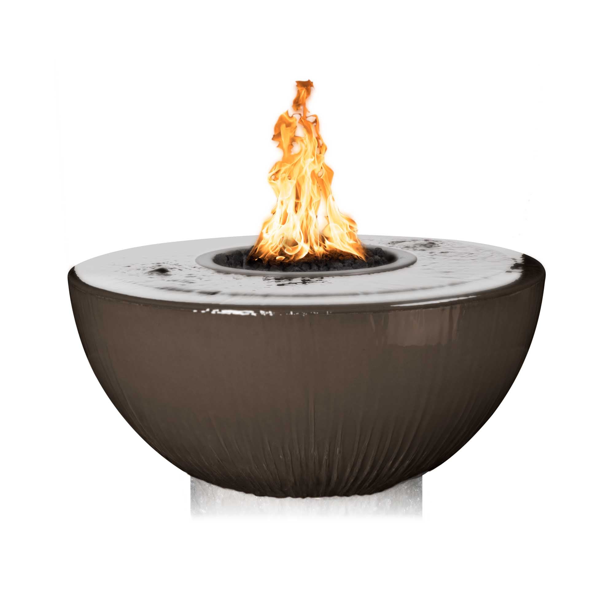 The Outdoor Plus Sedona 360° Spill Fire & Water Bowl - GFRC Concrete