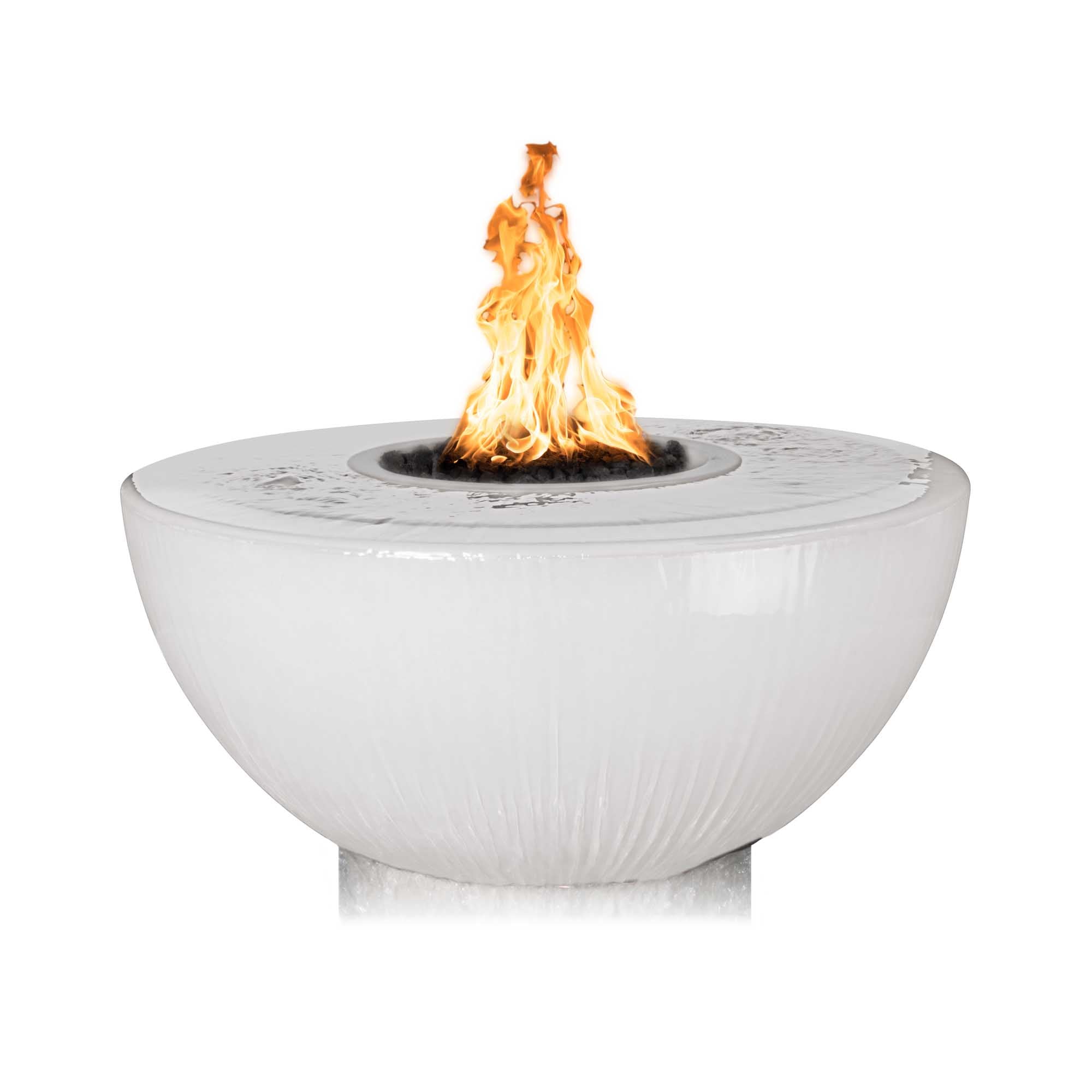 The Outdoor Plus Sedona 360° Spill Fire & Water Bowl - GFRC Concrete