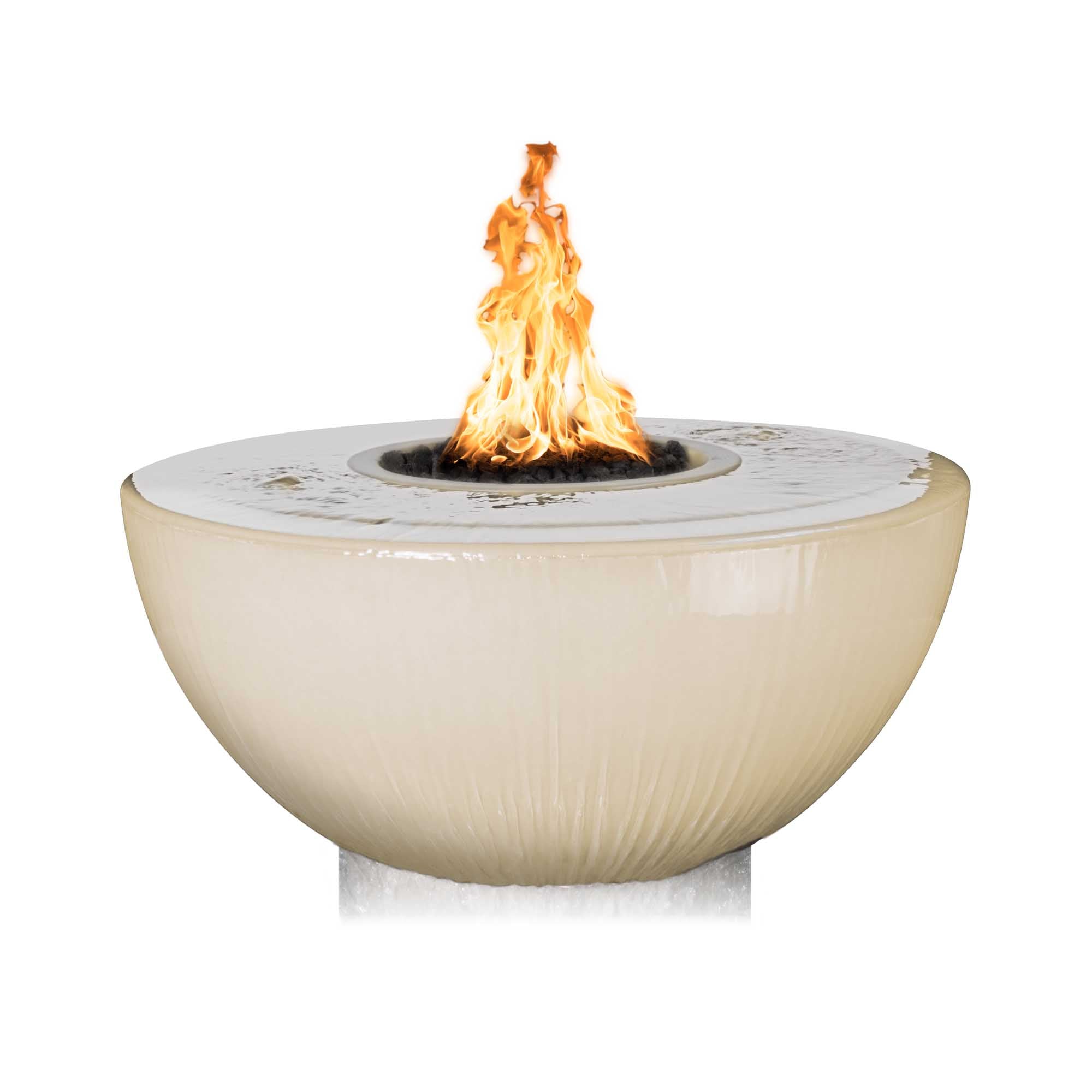 The Outdoor Plus Sedona 360° Spill Fire & Water Bowl - GFRC Concrete