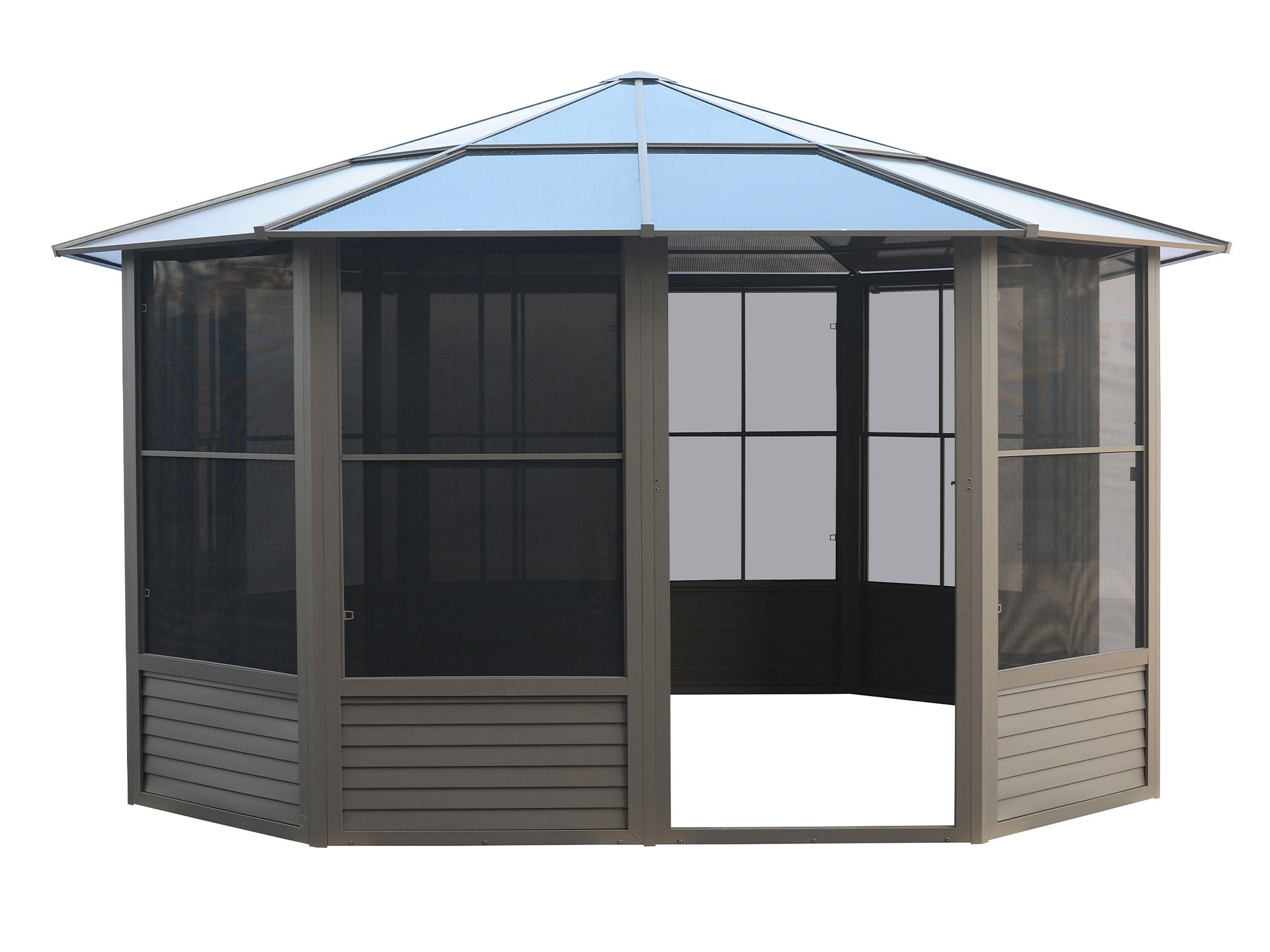 Gazebo Penguin Florence Solarium 12' x 12' Polycarbonate Roof