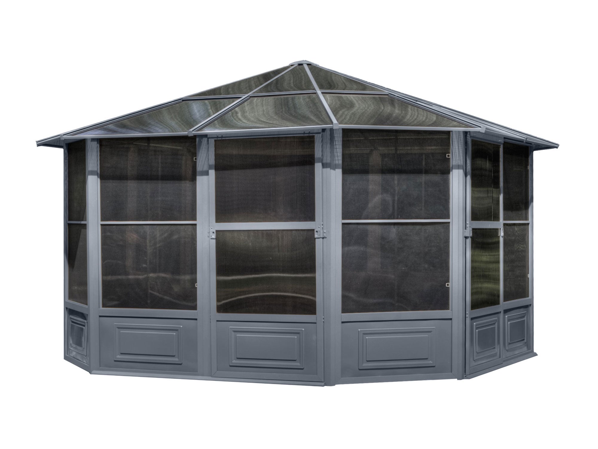 Gazebo Penguin Florence Solarium 12' x 12' Polycarbonate Roof