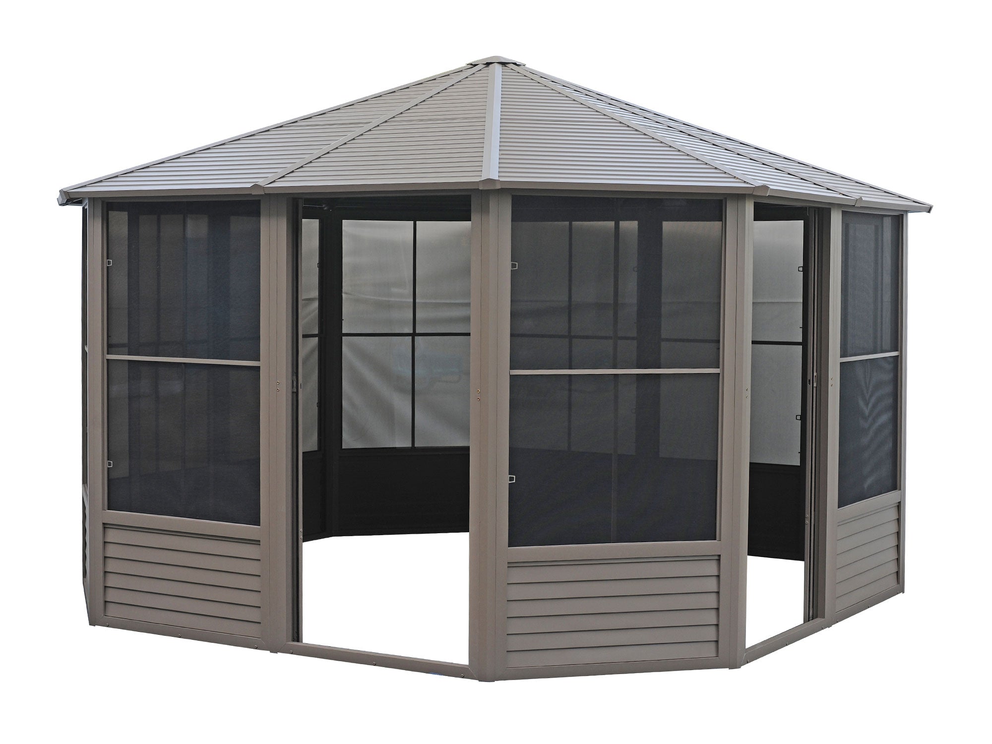 Gazebo Penguin Florence Solarium 12' x 12' Metal Roof