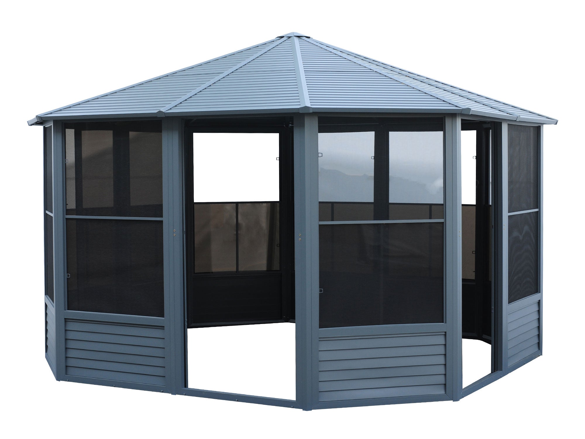 Gazebo Penguin Florence Solarium 12' x 12' Metal Roof