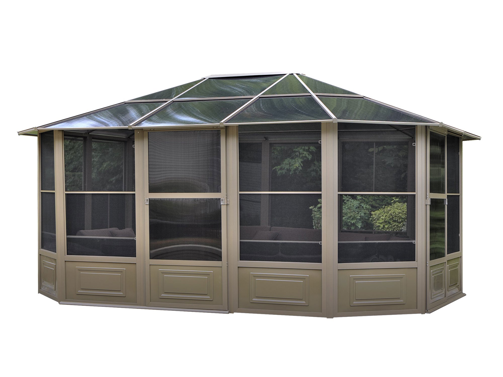 Gazebo Penguin Florence Solarium 12' x 15' Polycarbonate Roof