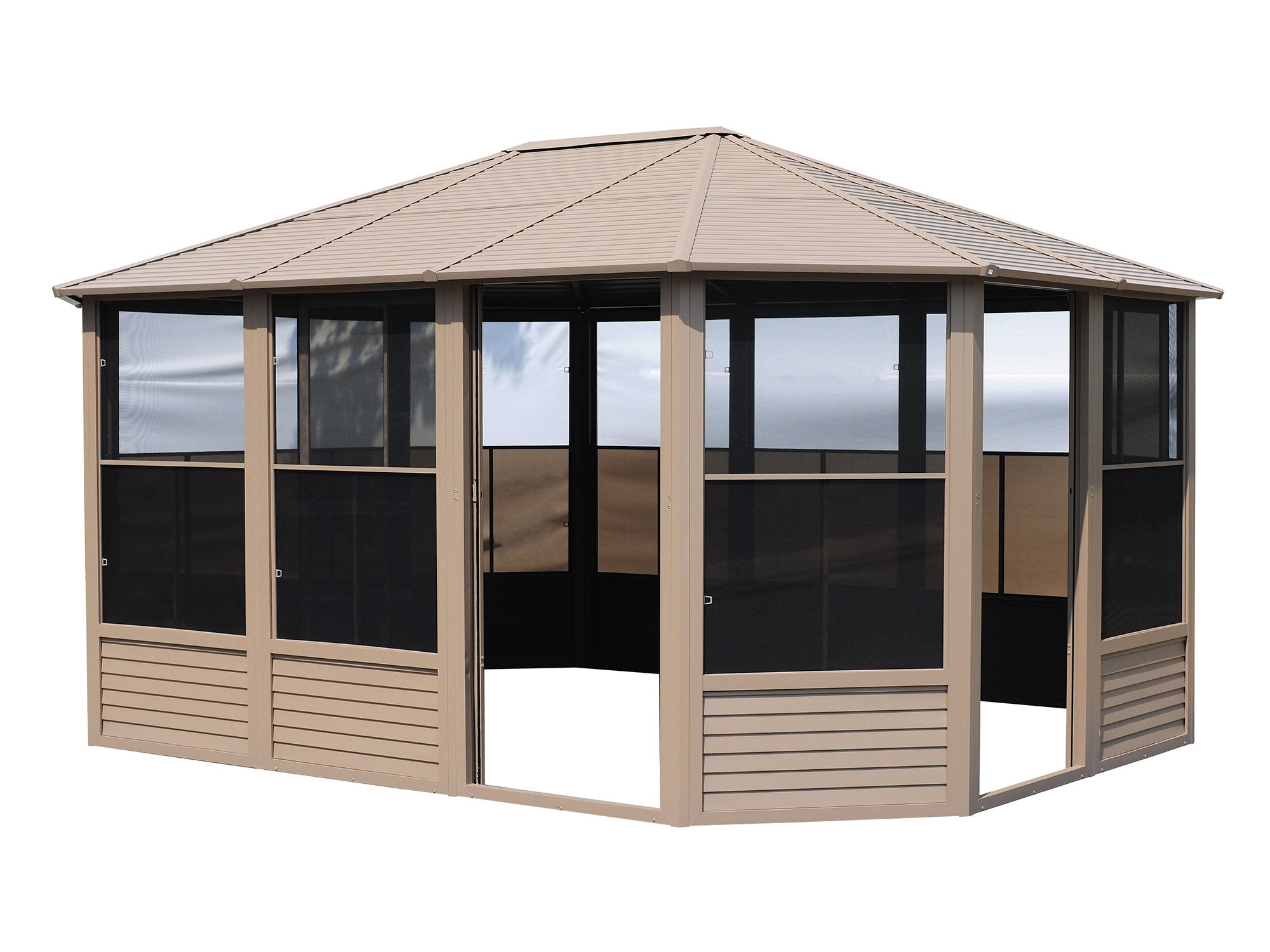 Gazebo Penguin Florence Solarium 12' x 15' Metal Roof