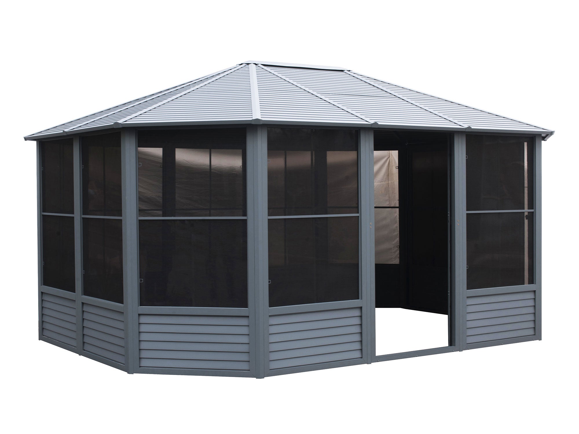 Gazebo Penguin Florence Solarium 12' x 15' Metal Roof