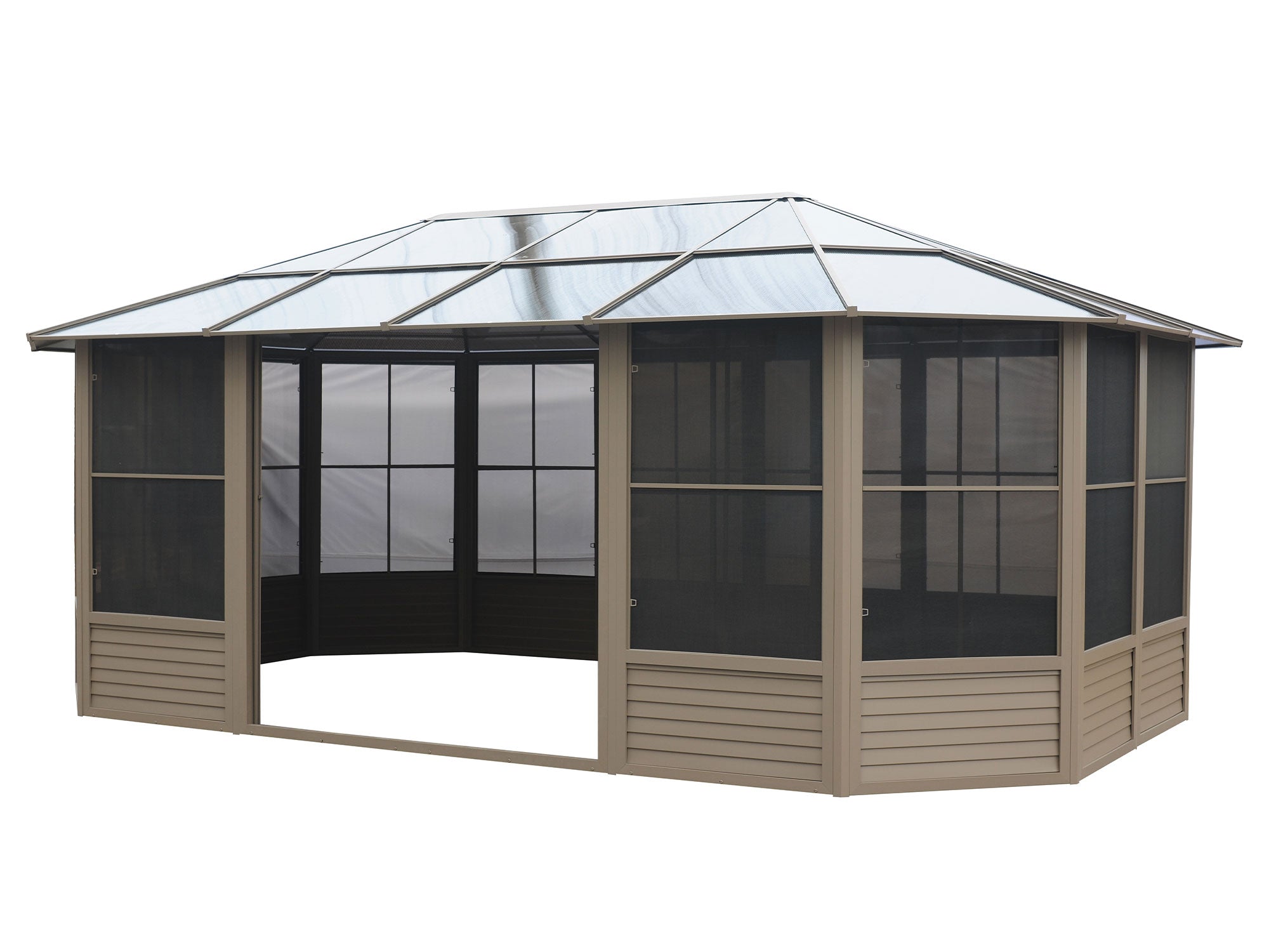 Gazebo Penguin Florence Solarium 12' x 18' Polycarbonate Roof