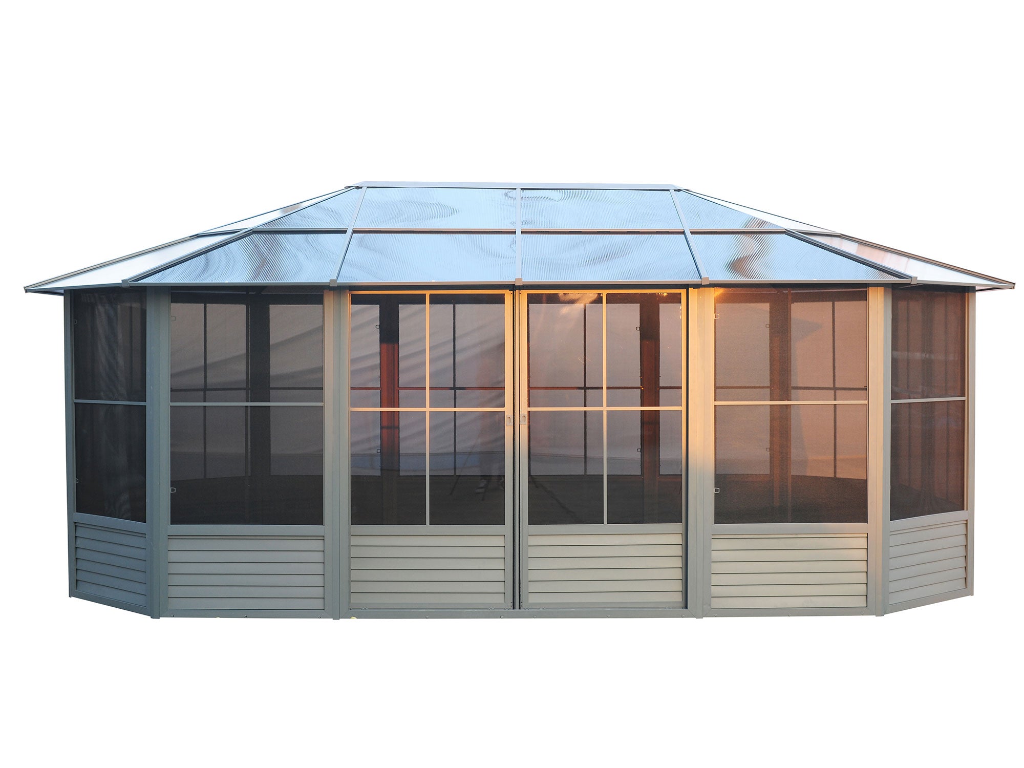 Gazebo Penguin Florence Solarium 12' x 18' Polycarbonate Roof